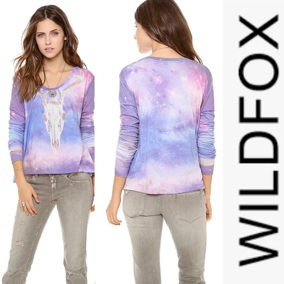 FINAL LASt CHANCE Like New Wildfox Desert Dreamer Long Sleeve Top s - Picture 1 of 12